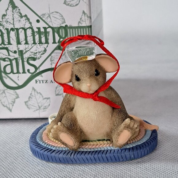 Vtg Fitz & Floyd Charming Tails Figure "Take two Aspirin" in Box - Picture 1 of 8